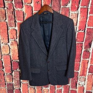 Pincus Brothers Maxwell Grey Herringbone Men's Blazer size 40R